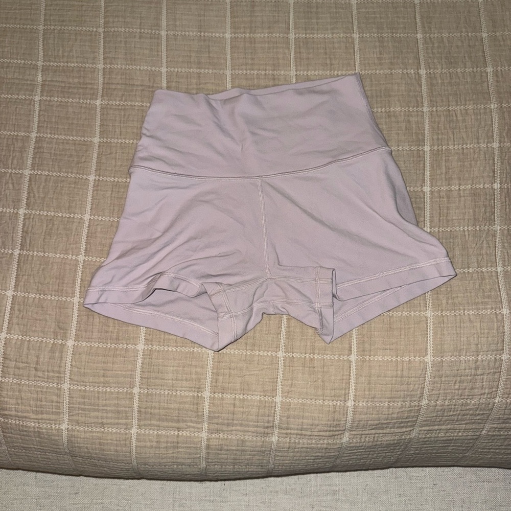 Aritzia Light Purple Butter Cheeky Hi-rise Shorts